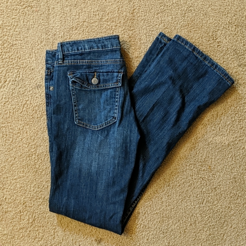 Banana Republic Dark Wash Bootcut Jeans Sz 28/6
